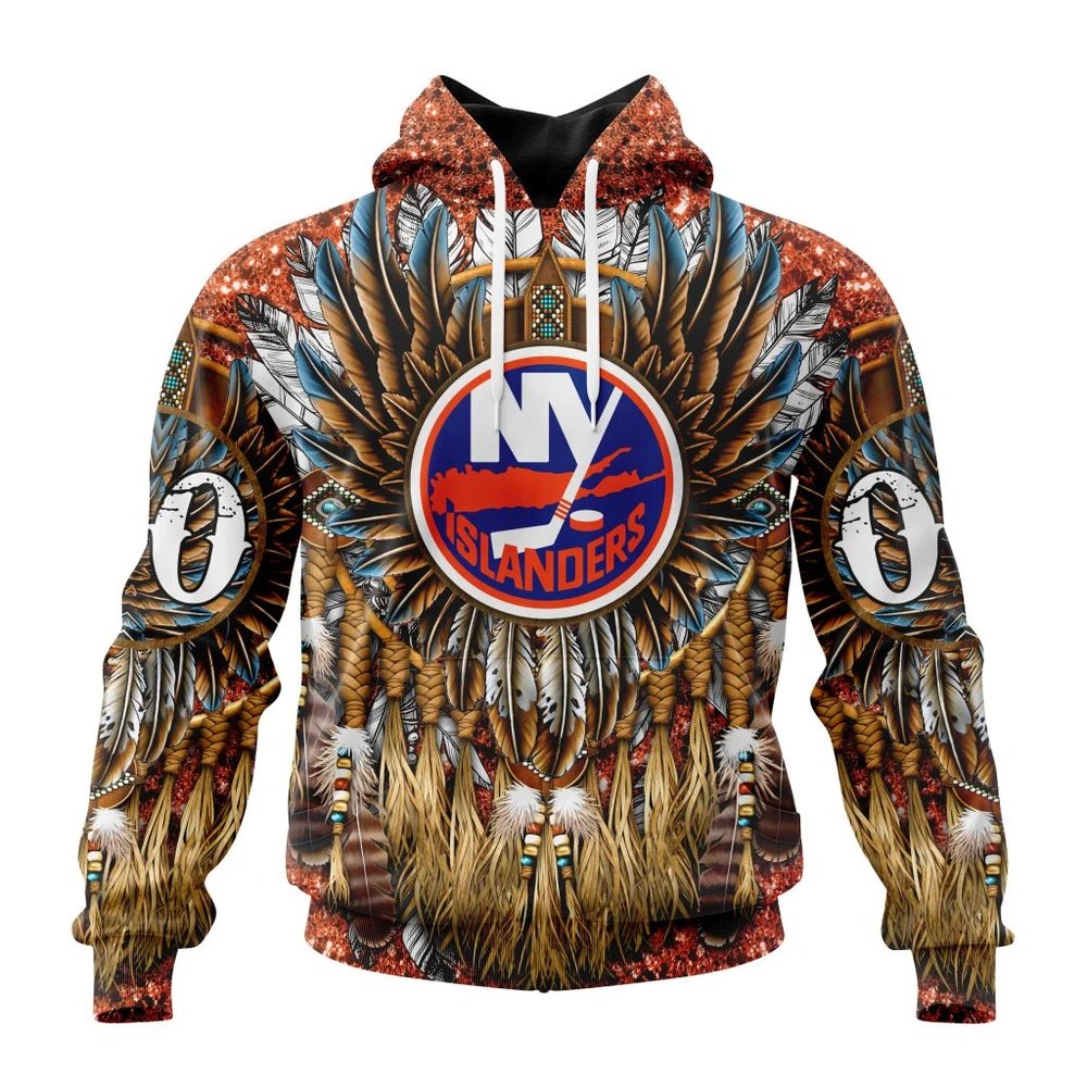 Hoodie NHL New York Islanders Special Native Costume Design St2201 QTNHL080524A2736HD