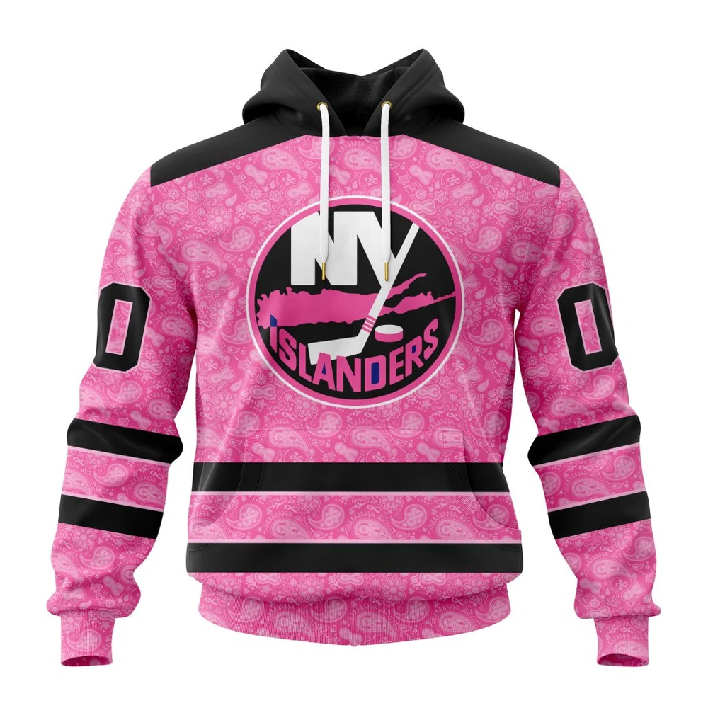 Hoodie NHL New York Islanders Special Pink Fight Breast Cancer St2306 QTNHL080524A1638HD