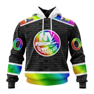 Hoodie NHL New York Islanders Special Pride Design Hockey Is For Everyone QTNHL080524A2708HD