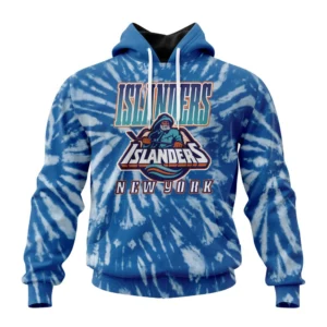 Hoodie NHL New York Islanders Special Retro Vintage Tie Dye St2201 QTNHL080524A3068HD