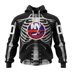 Hoodie NHL New York Islanders Special Skeleton Costume For Halloween St2301 QTNHL080524A2025HD