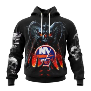 Hoodie NHL New York Islanders Special Skull Art Design St2301 QTNHL080524A1212HD
