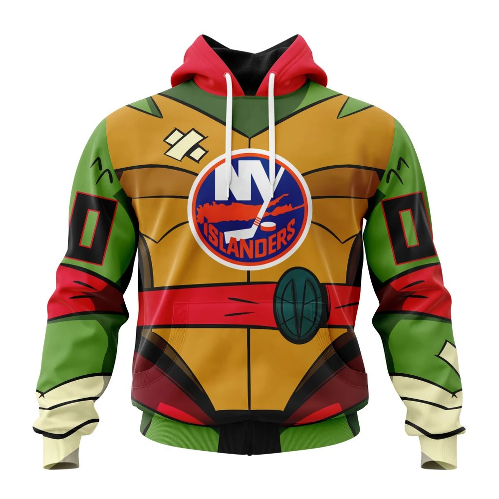 Hoodie NHL New York Islanders Special Teenage Mutant Ninja Turtles Design St2301 QTNHL080524A2268HD