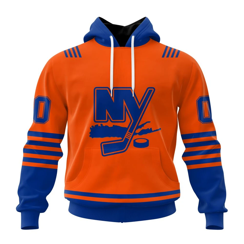 Hoodie NHL New York Islanders Special Two-Tone Design St2401 QTNHL080524A454HD