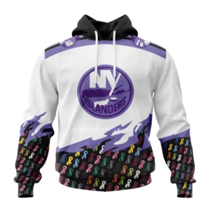 Hoodie NHL New York Islanders, Specialized Kits In October We Stand Together We Can Beat Cancer QTNHL080524A3413HD