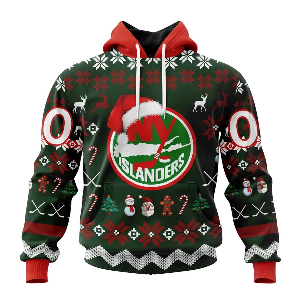 Hoodie NHL New York Islanders, Specialized Unisex Christmas Is Coming QTNHL080524A2934HD