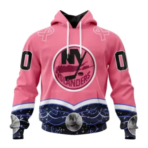 Hoodie NHL New York Islanders, Specialized Unisex For Hockey Fights Cancer QTNHL080524A2823HD