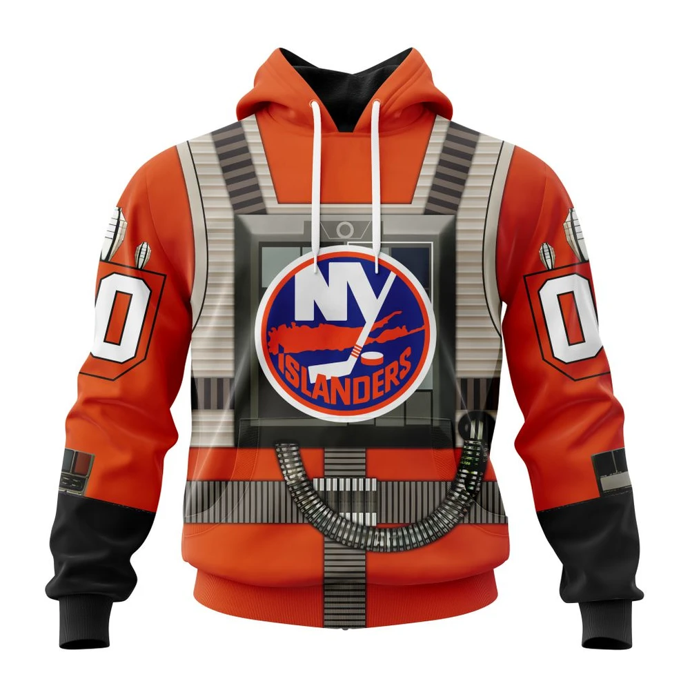 Hoodie NHL New York Islanders Star Wars Rebel Pilot Design St2201 QTNHL080524A278HD