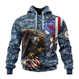 Hoodie NHL New York Rangers Honor Us Navy Veterans St2202 QTNHL080524A359HD