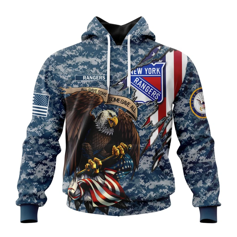 Hoodie NHL New York Rangers Honor Us Navy Veterans St2202 QTNHL080524A359HD