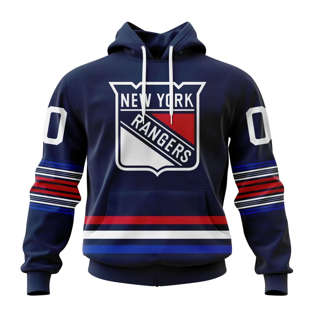 Hoodie NHL New York Rangers Personalize New Alternate Kits QTNHL080524A30HD