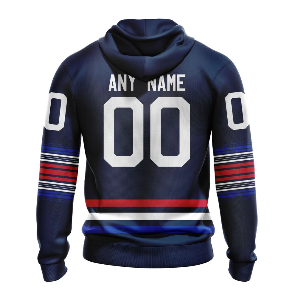 Hoodie NHL New York Rangers Personalize New Alternate Kits QTNHL080524A30HD - Image 2