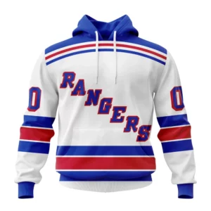 Hoodie NHL New York Rangers Personalized Away Kits QTNHL080524A1548HD