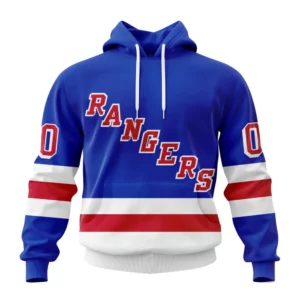 Hoodie NHL New York Rangers Personalized Home Kits QTNHL080524A209HD