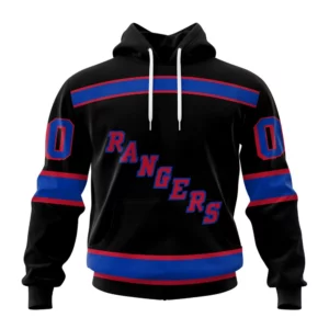 Hoodie NHL New York Rangers Special Blackout Design St2401 QTNHL080524A595HD