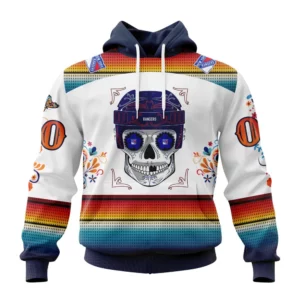 Hoodie NHL New York Rangers Special Design For Dia De Los Muertos St2301 QTNHL080524A1444HD