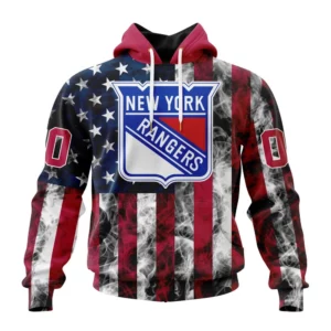 Hoodie NHL New York Rangers Special Design For Independence Day The Fourth Of July St2401 QTNHL080524A485HD