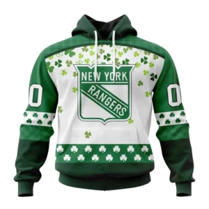Hoodie NHL New York Rangers Special Design For St. Patrick Day St2401 QTNHL080524A1242HD