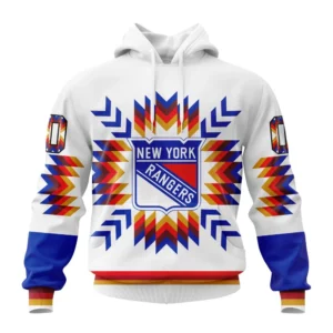Hoodie NHL New York Rangers Special Design With Native Pattern St2302 QTNHL080524A1577HD