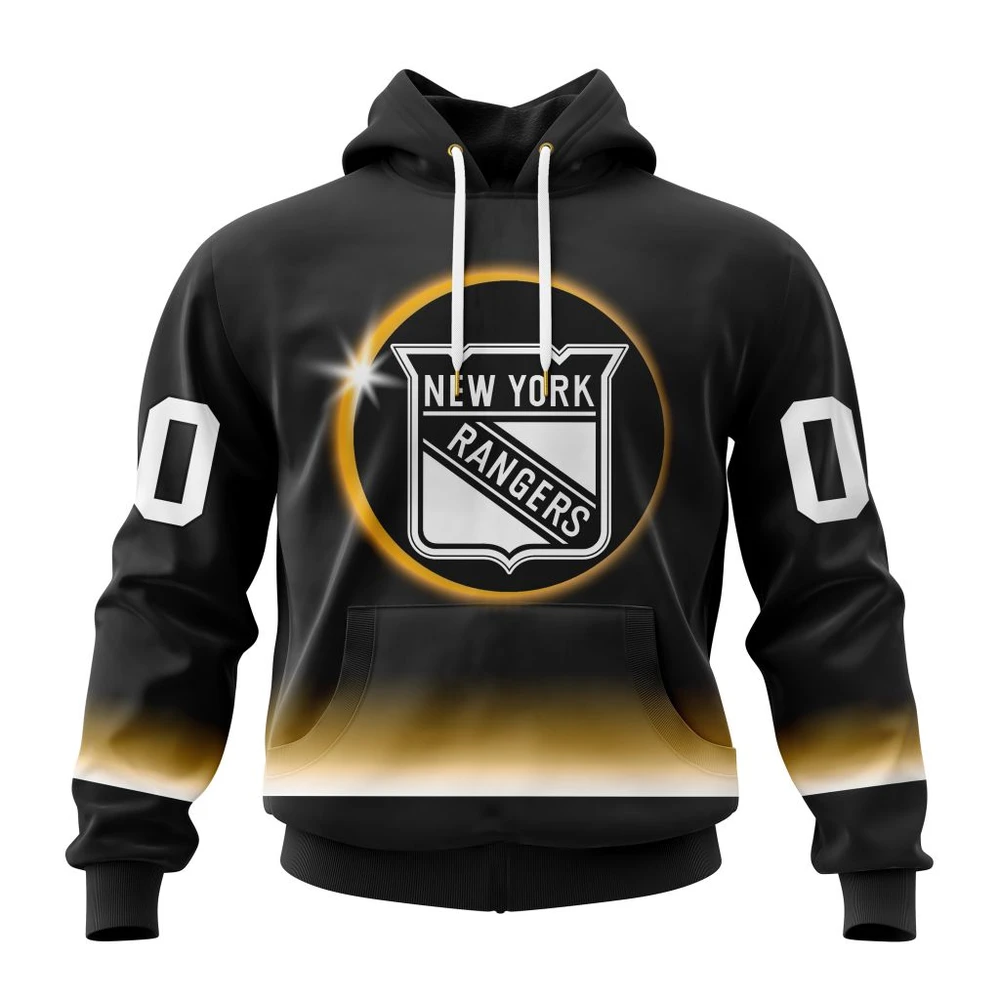 Hoodie NHL New York Rangers Special Eclipse Design St2401 QTNHL080524A627HD