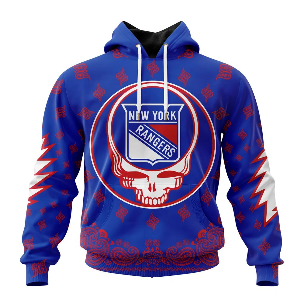 Hoodie NHL New York Rangers Special Grateful Dead Design St2303 QTNHL080524A1909HD