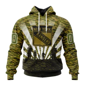 Hoodie NHL New York Rangers Special Military Camo Kits For Veterans Day And Rememberance Day St2201 QTNHL080524A3472HD