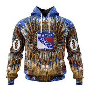 Hoodie NHL New York Rangers Special Native Costume Design St2201 QTNHL080524A2735HD