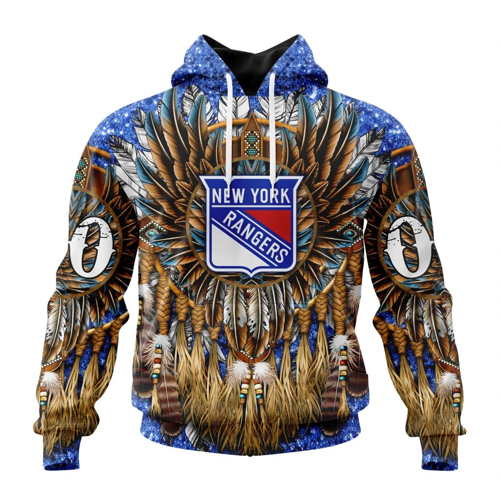 Hoodie NHL New York Rangers Special Native Costume Design St2201 QTNHL080524A2735HD