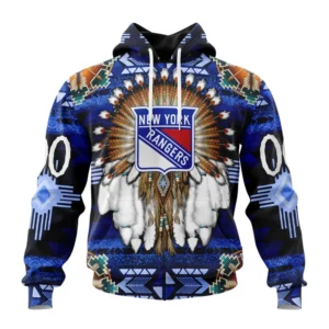 Hoodie NHL New York Rangers Special Native Costume Design St2202 QTNHL080524A2681HD