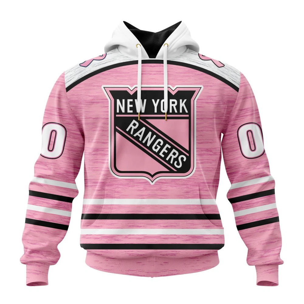 Hoodie NHL New York Rangers Special Pink Fight Breast Cancer Design St2304 QTNHL080524A1741HD