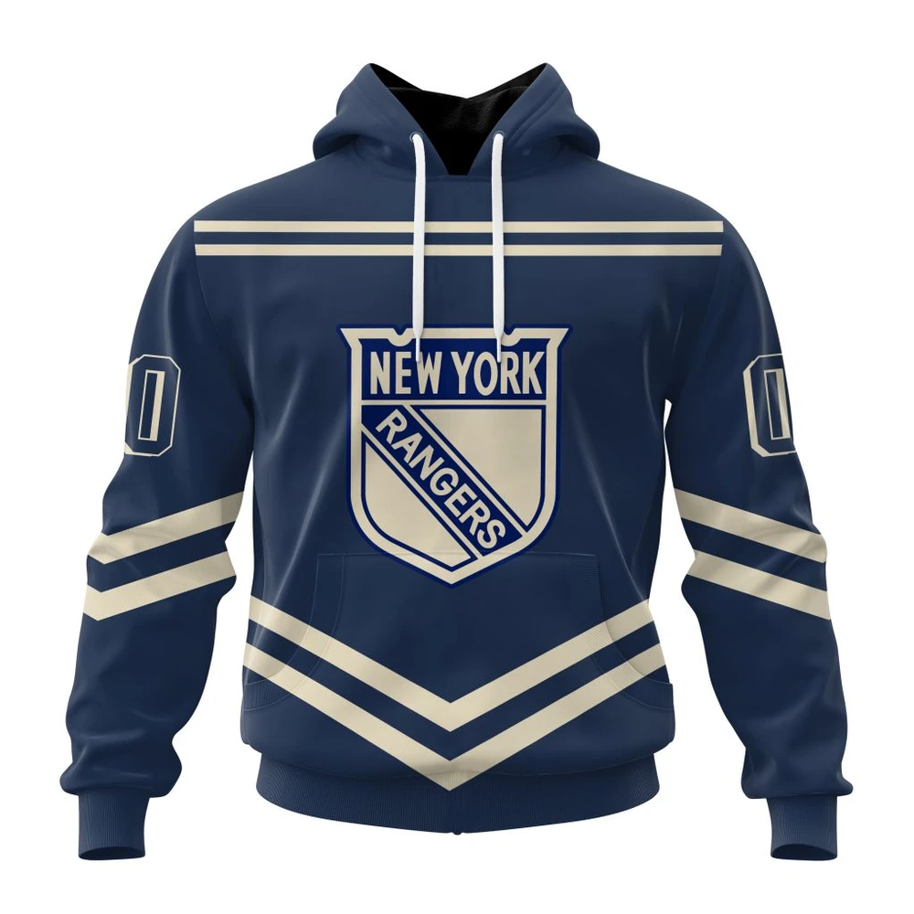 Hoodie NHL New York Rangers Special Two-Tone Design St2401 QTNHL080524A453HD