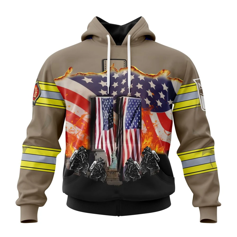 Hoodie NHL New York Rangers, Specialized Concepts For Honor Patriot Day V0122 QTNHL080524A3702HD