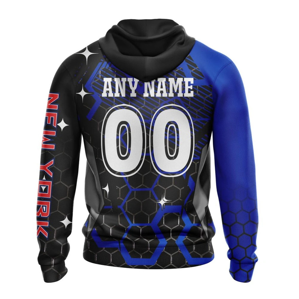 Hoodie NHL New York Rangers, Specialized Design With Motocross Syle V0222 QTNHL080524A3383HD - Image 2