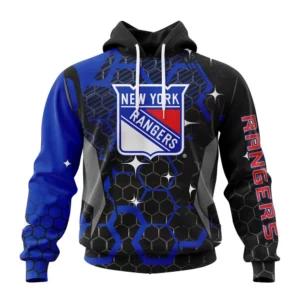 Hoodie NHL New York Rangers, Specialized Design With Motocross Syle V0222 QTNHL080524A3383HD