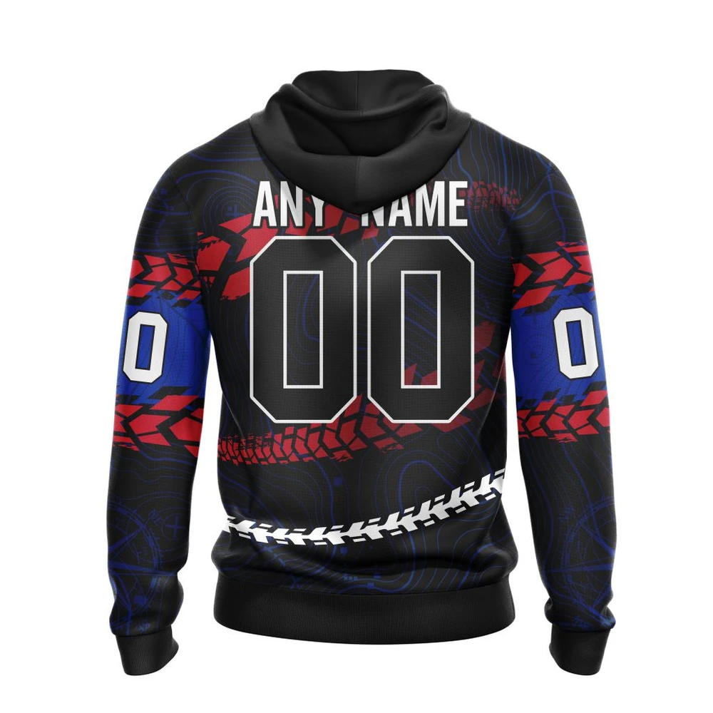 Hoodie NHL New York Rangers, Specialized Off Road Style St2201 QTNHL080524A4013HD - Image 2