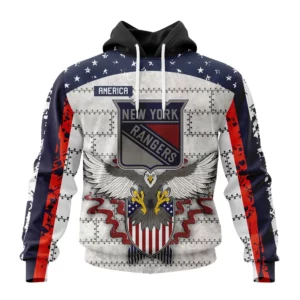 Hoodie NHL New York Rangers, Specialized Unisex In Us Concepts V0222 QTNHL080524A2881HD