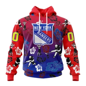Hoodie NHL New York Rangers X Hawaii Specialized Design For Hawaiia V0122 QTNHL080524A3779HD