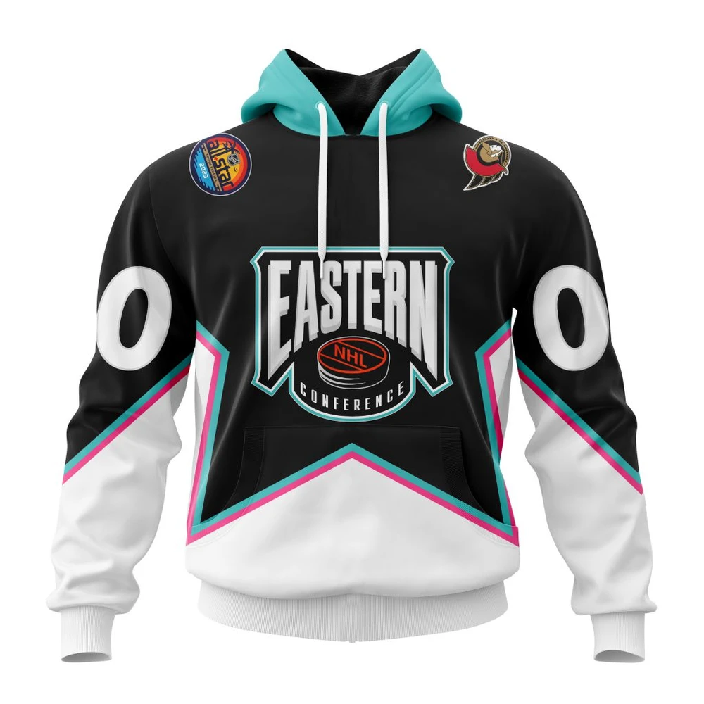 Hoodie NHL Ottawa Senators All-Star Eastern Conference QTNHL080524A2351HD