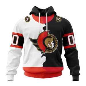Hoodie NHL Ottawa Senators Personalize Home Mix Away Kits QTNHL080524A1507HD