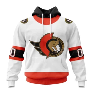 Hoodie NHL Ottawa Senators Personalized Away Kits QTNHL080524A1547HD