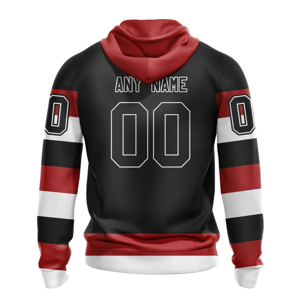 Hoodie NHL Ottawa Senators Personalized Heritage Design St2401 QTNHL080524A658HD - Image 2