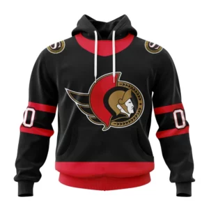 Hoodie NHL Ottawa Senators Personalized Home Kits QTNHL080524A1546HD