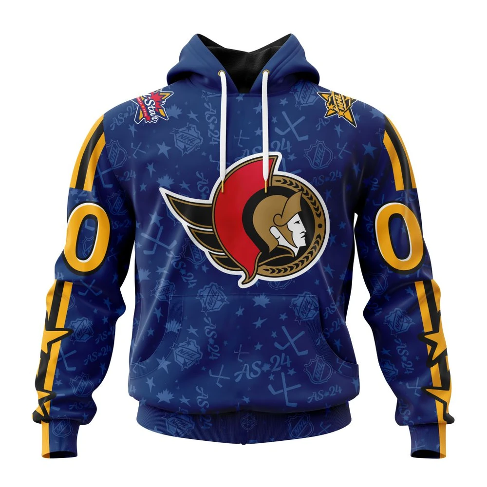 Hoodie NHL Ottawa Senators Special All-Star Game Design St2401 QTNHL080524A799HD