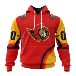 Hoodie NHL Ottawa Senators Special All-Star Game Design With Florida Sunset QTNHL080524A2592HD