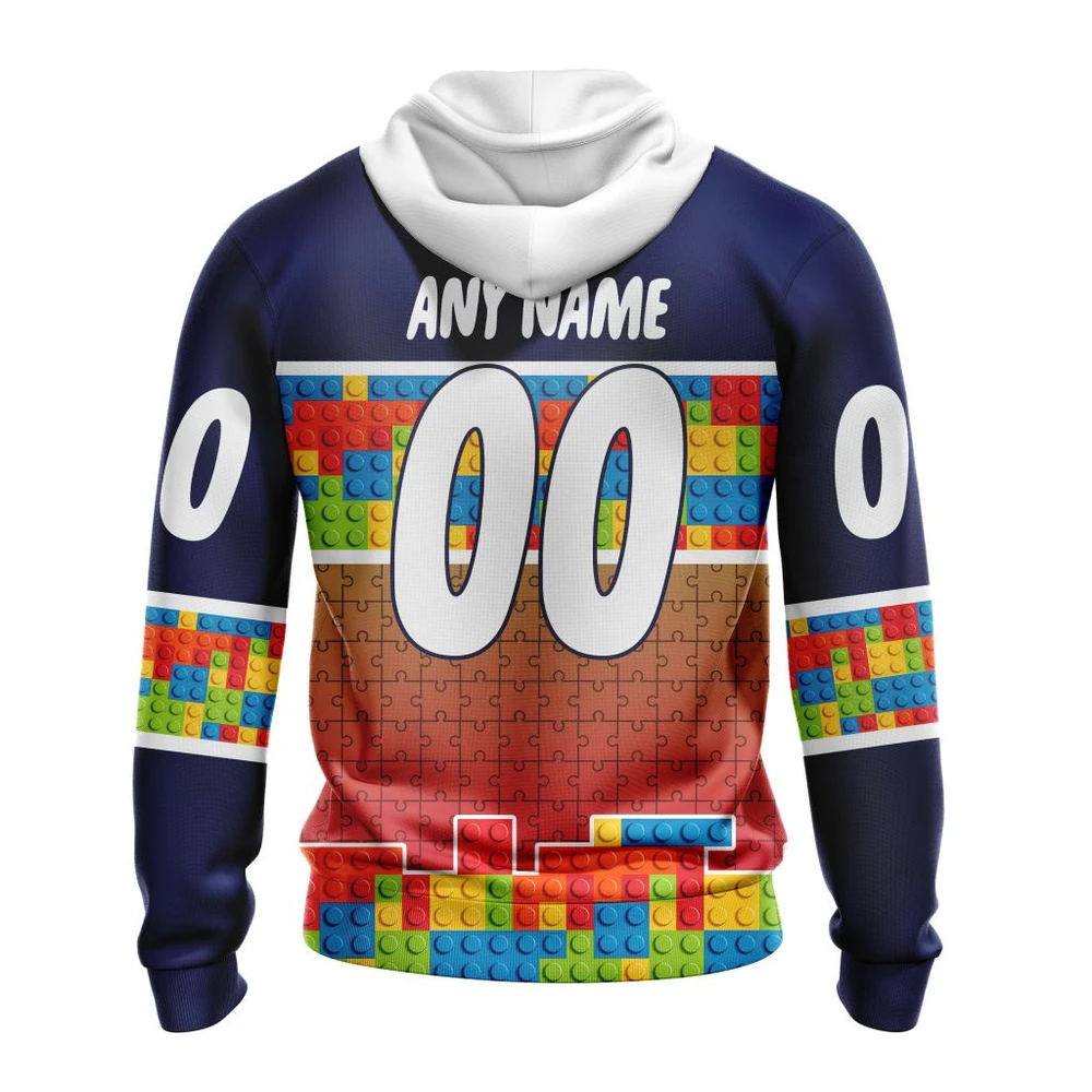 Hoodie NHL Ottawa Senators Special Autism Awareness Design V2301 QTNHL080524A2234HD - Image 2