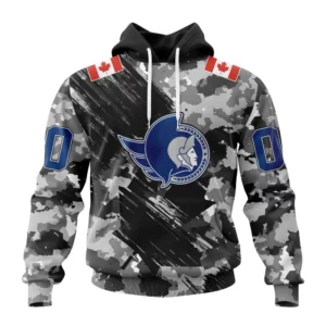 Hoodie NHL Ottawa Senators Special Camo Armed Forces Design St2301 QTNHL080524A2173HD
