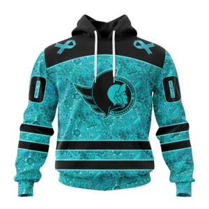 Hoodie NHL Ottawa Senators Special Design Fight Ovarian Cancer St2201 QTNHL080524A2414HD