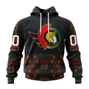 Hoodie NHL Ottawa Senators Special Design For Black History Month St2401 QTNHL080524A1054HD