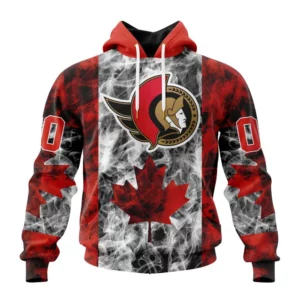 Hoodie NHL Ottawa Senators Special Design For Canada Day St2401 QTNHL080524A484HD