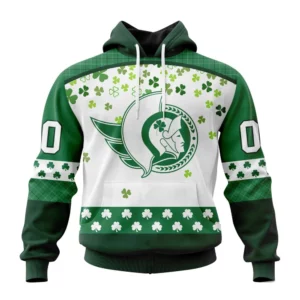 Hoodie NHL Ottawa Senators Special Design For St. Patrick Day St2401 QTNHL080524A1241HD